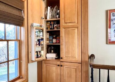 Pantry with Stow-Away Step Stool!