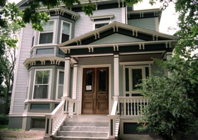 Victorian Porch & Two Story Addition (Top Right)