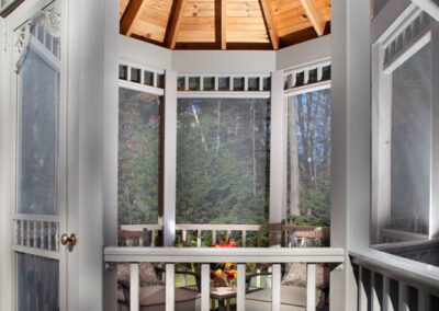 Octogonal Gazebo with Lighted Ceiling Fan