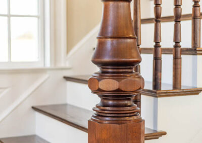 Vintage Walnut Newel Post